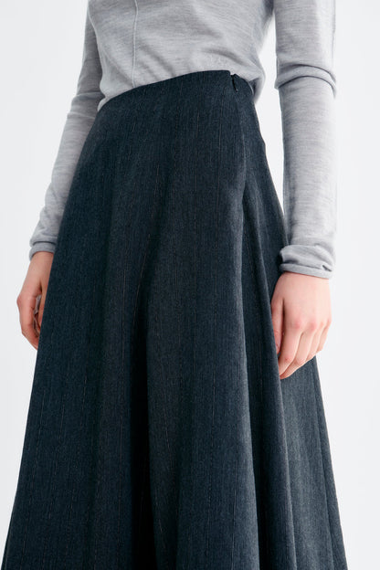 Lovechild 1979 - Hallie Skirt, Grey Stripe