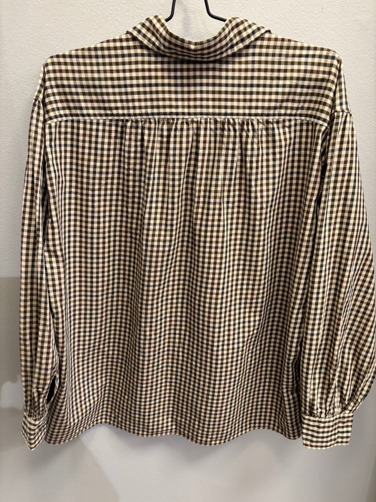 Diega - Calbiza Shirt, Kaki/Ecru/Blue