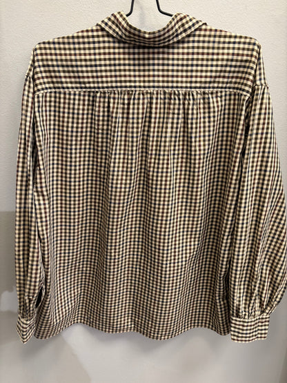 Diega - Calbiza Shirt, Kaki/Ecru/Blue