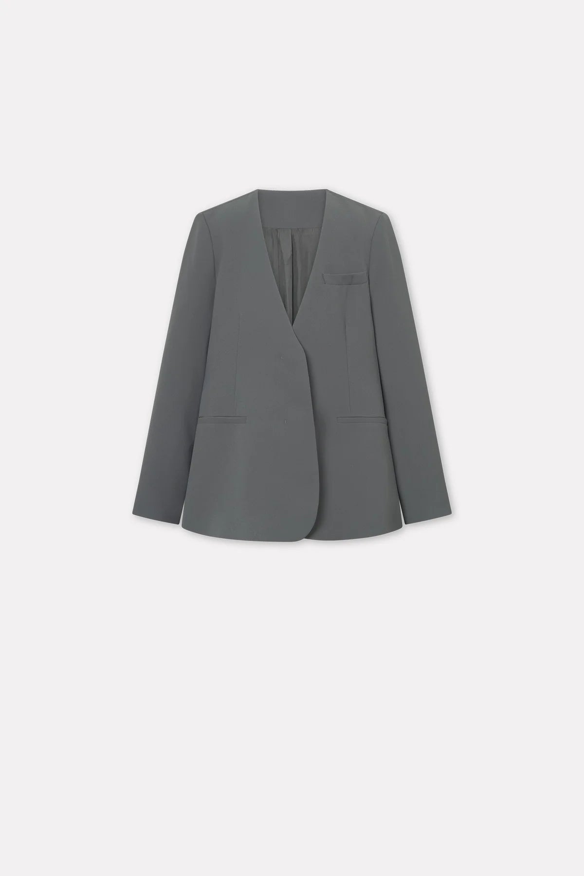 MKDT Studio - Jute Crepe Georgette Jacket, Anthracit