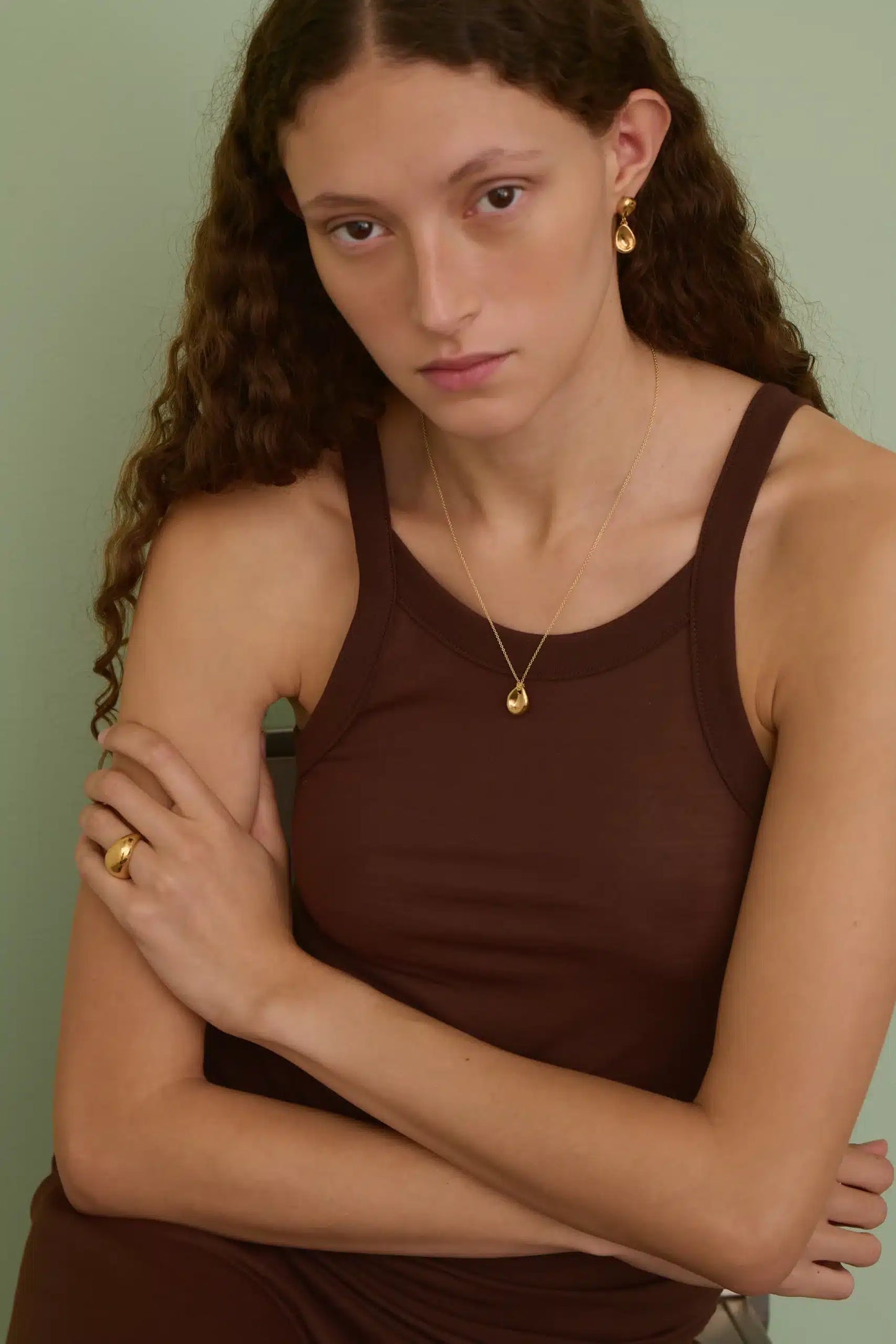 Soeur - Intemporelle Line Necklace, Gold
