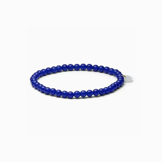 Soï - Petite Lapis Lazuli Stretch Armbånd