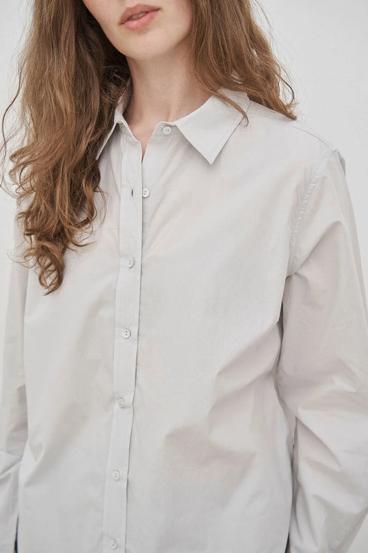 Care by me - Laura Classic Shirt, Nordic Grey