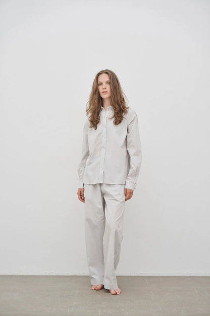 Care by me - Laura Classic Shirt, Nordic Grey