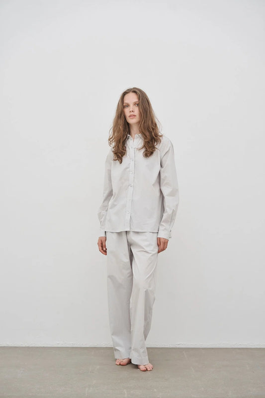 Care by me - Laura Classic Shirt, Nordic Grey