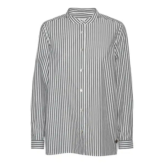 Beta Studios - Laurel Striped Shirt, Black/White
