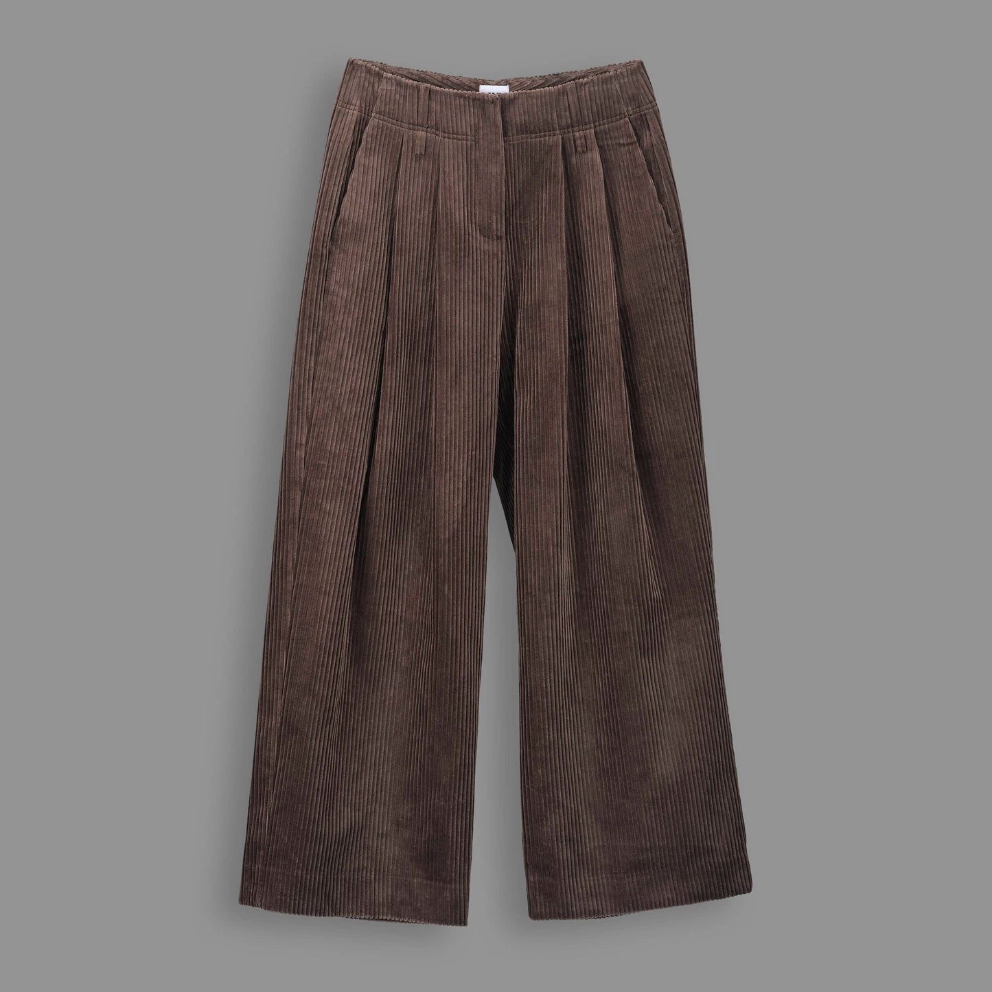 Yin Studio - LouLou Corduroy Pants, Taupe