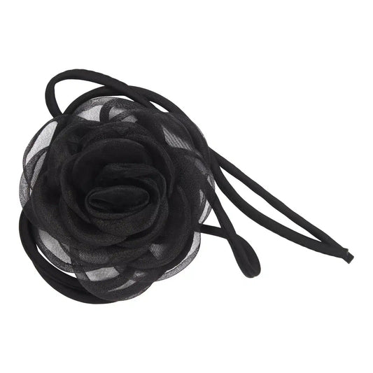 Pico - Organza Rose String, Black
