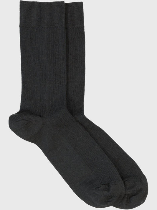 Mrs. Hosiery - Mrs. Merino Sock, Black