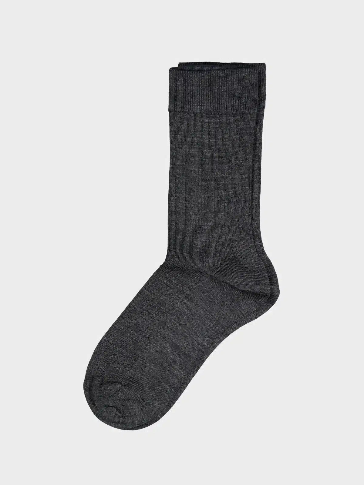 Mrs. Hosiery - Mrs. Merino Sock, Dark Grey