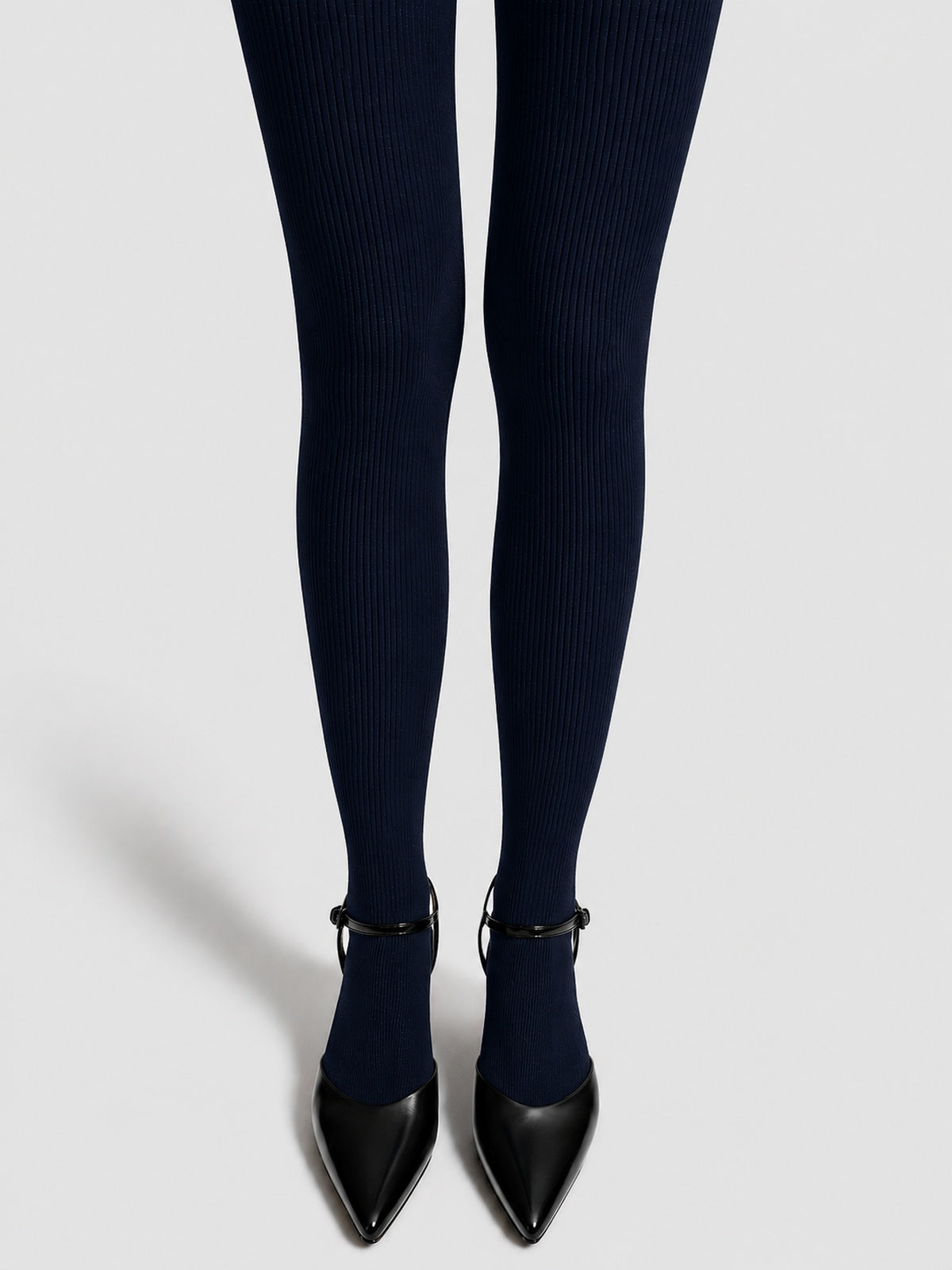 Mrs. Hosiery - Mrs Merino Wool Ribbed Tights
