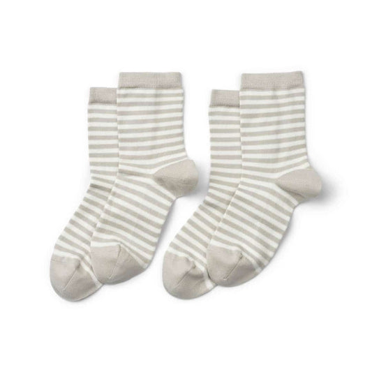 Gorridsen - Mimosa 2-Pack Socks, Pearl/Ivory