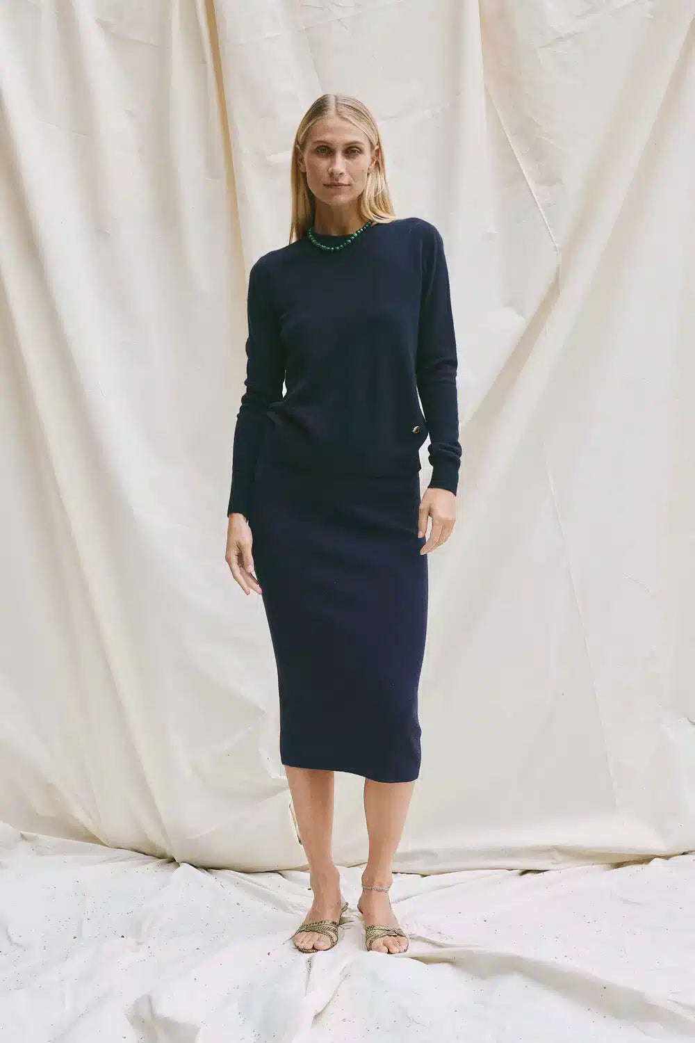 Beta Studios - O-Neck Basic, Navy