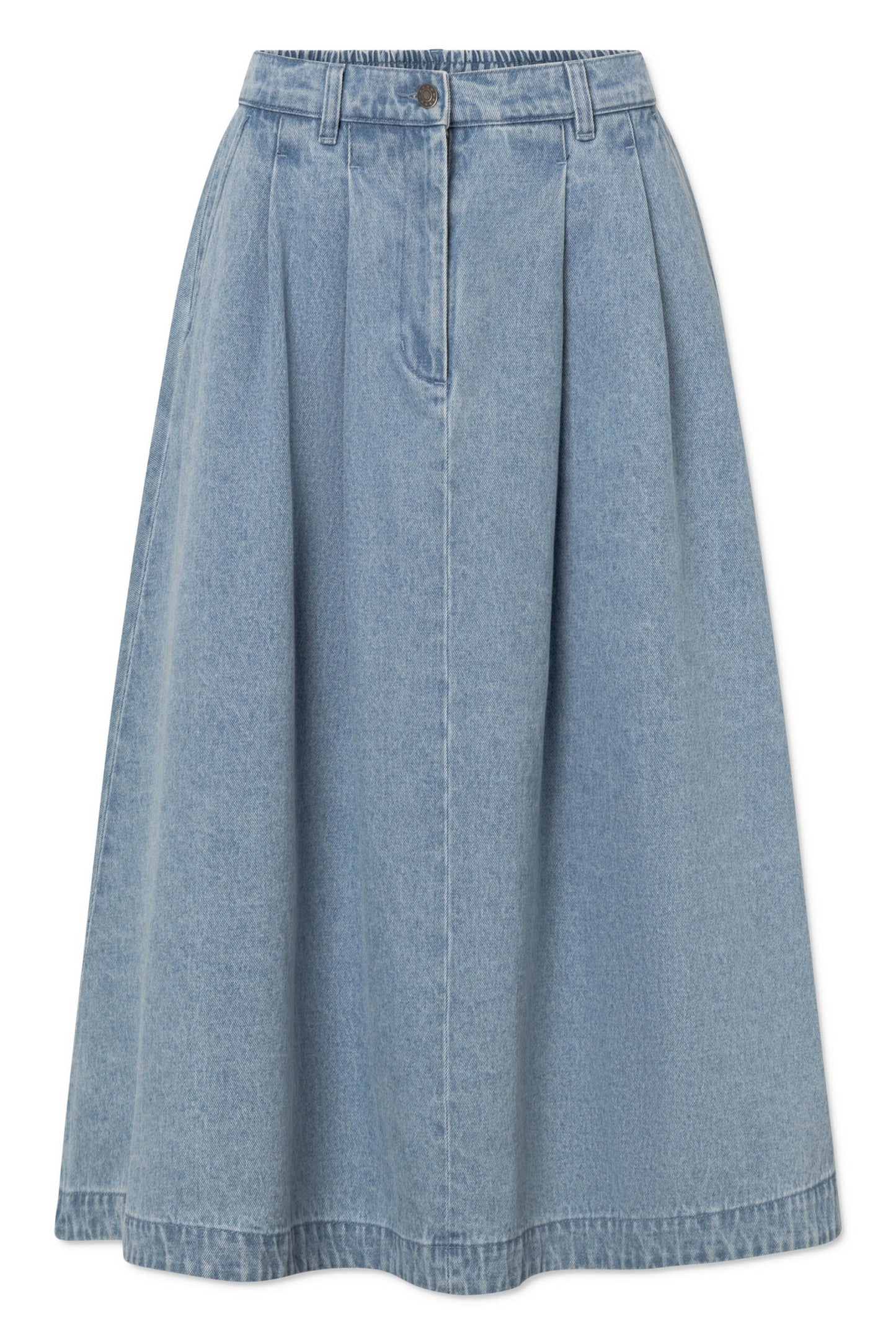 Rue De Tokyo - Pen Denim Skirt, Light Denim