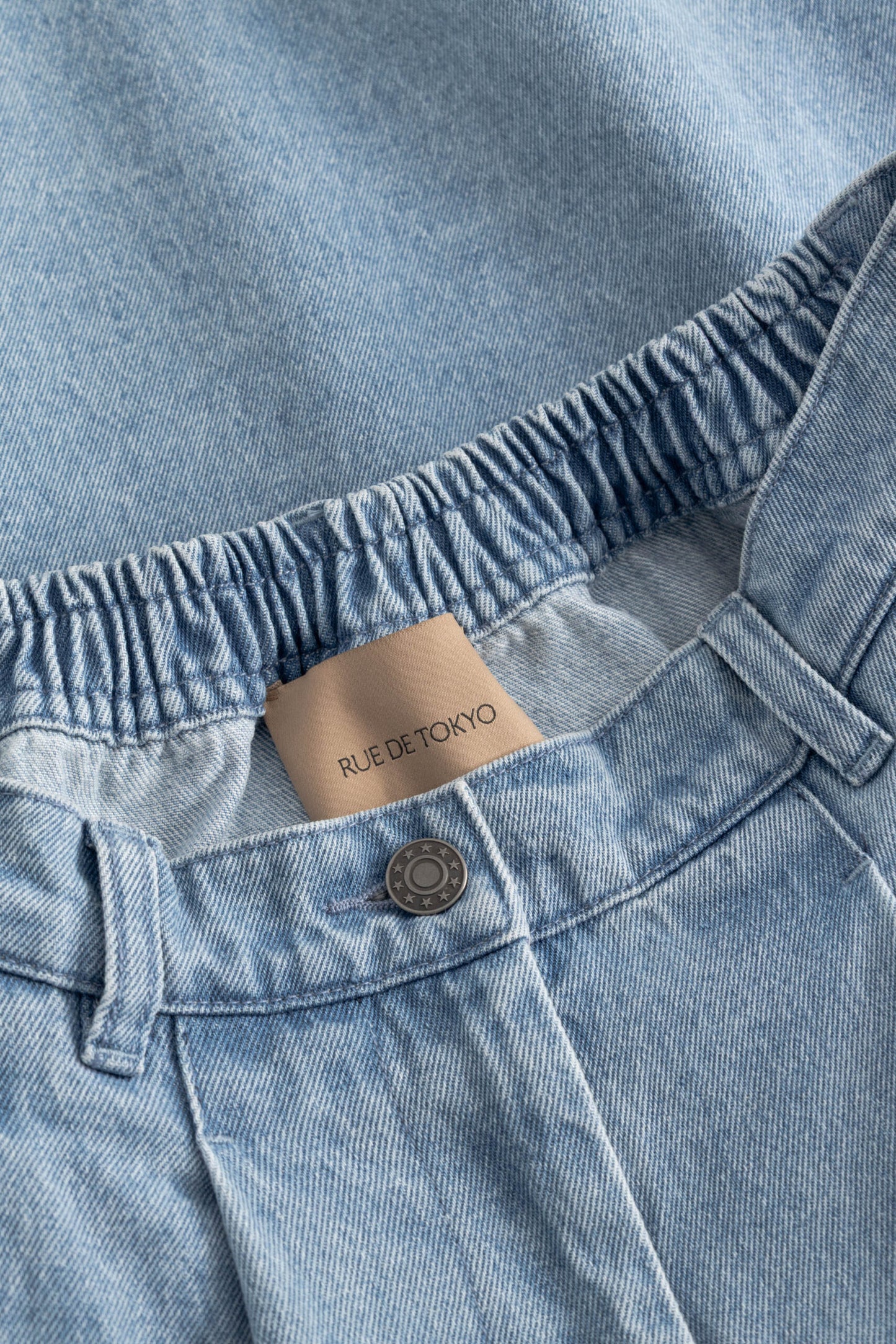 Rue De Tokyo - Pen Denim Skirt, Light Denim