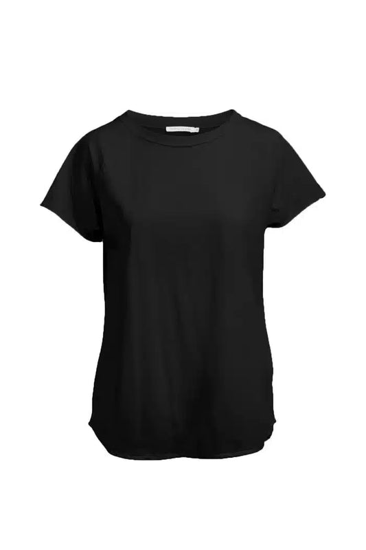 Rabens Saloner - Adea Paper Jersey Raglan Tee, Faded black