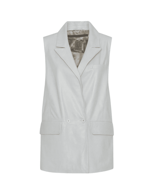 Munderingskompagniet - Real No Sleeve Blazer, Dawn Blue