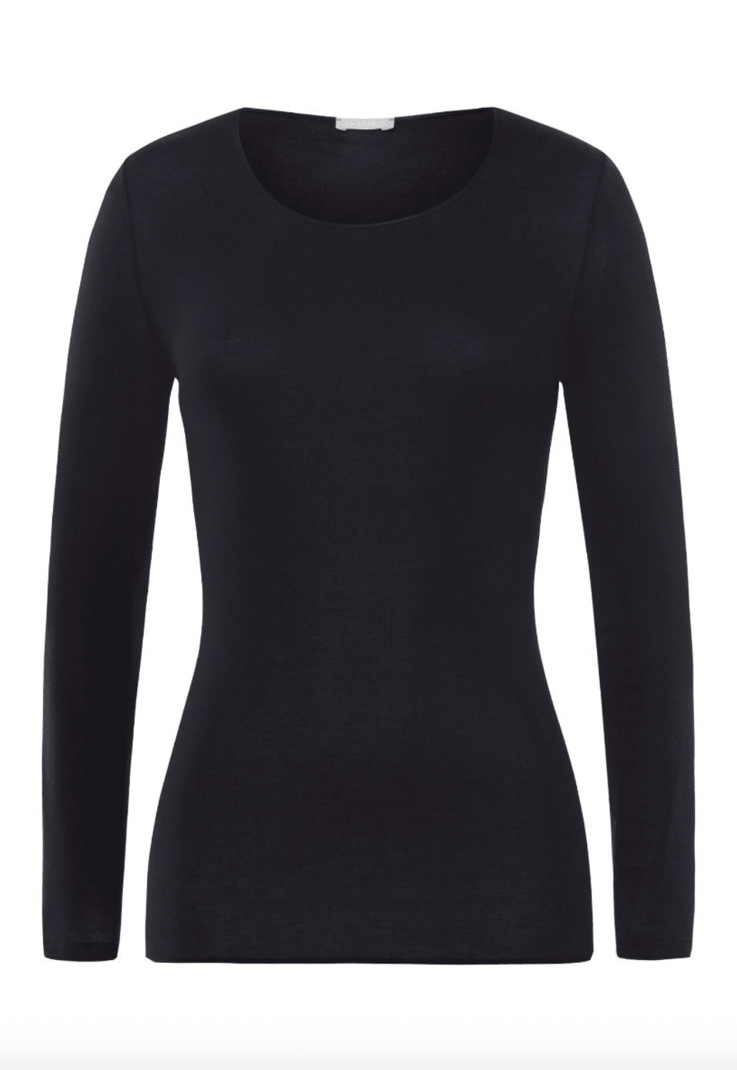 Hanro - Long Sleeve Shirt Cotton, Black