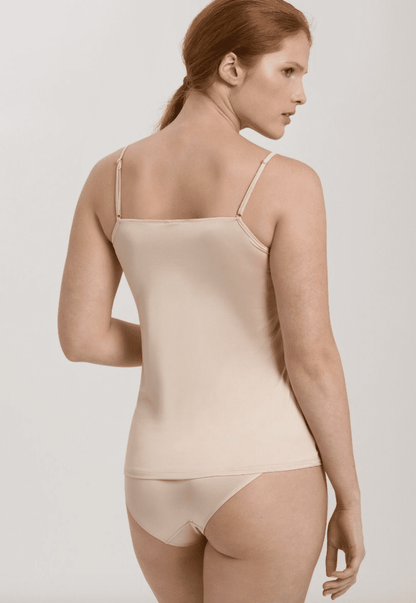 Hanro - Spaghetti Top Satin Deluxe, Natural