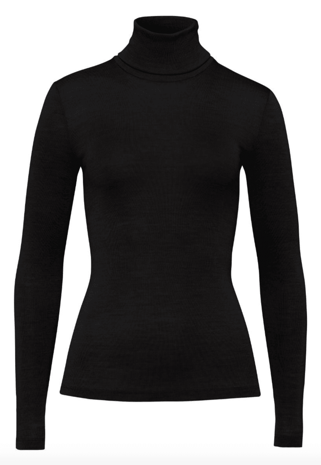 Hanro - Turtleneck Wool/Silk, Black