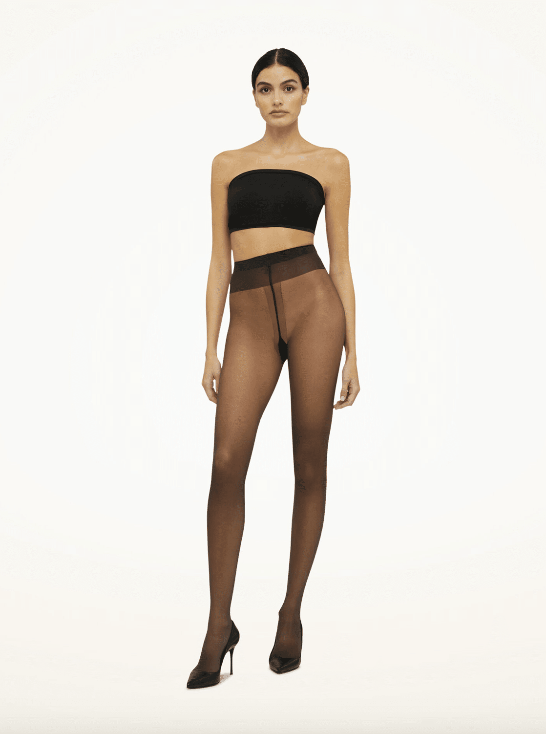 Wolford - Individual 10 Tights, Nearly Black