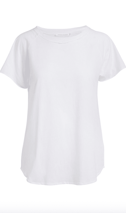Rabens Saloner - Adea Paper Jersey Raglan Tee, White
