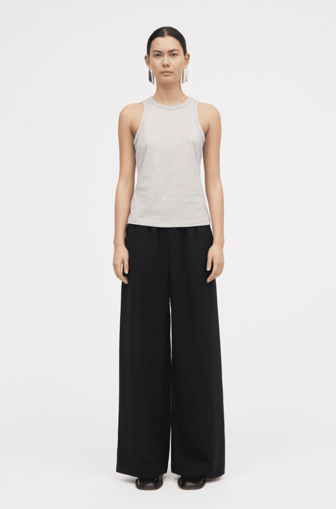 MKDT - Palmira Crepe Georgette Pants, Black