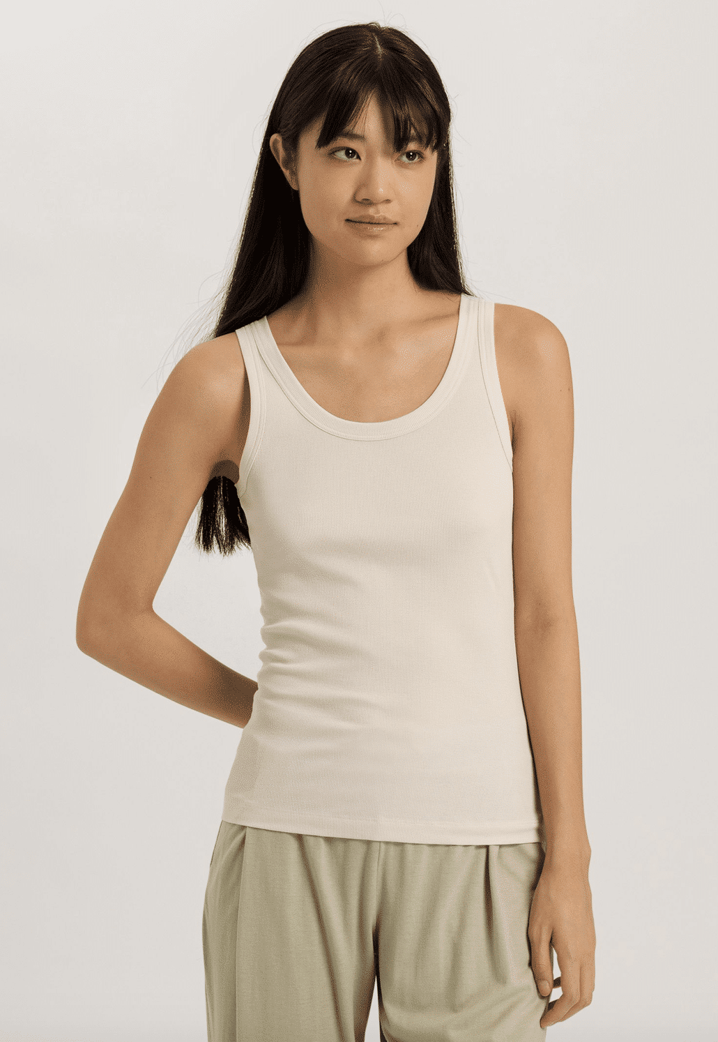 Hanro - Sleep & Lounge Top, Warm Sand