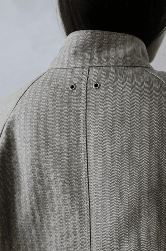 Crowd Cph - Park Trench Jacket, Beige Herringbone