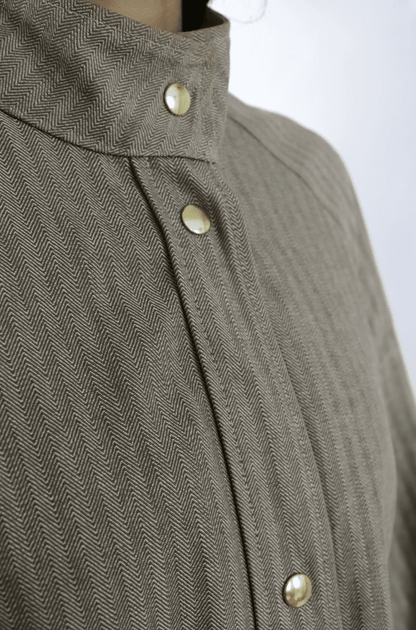 Crowd Cph - Park Trench Jacket, Beige Herringbone