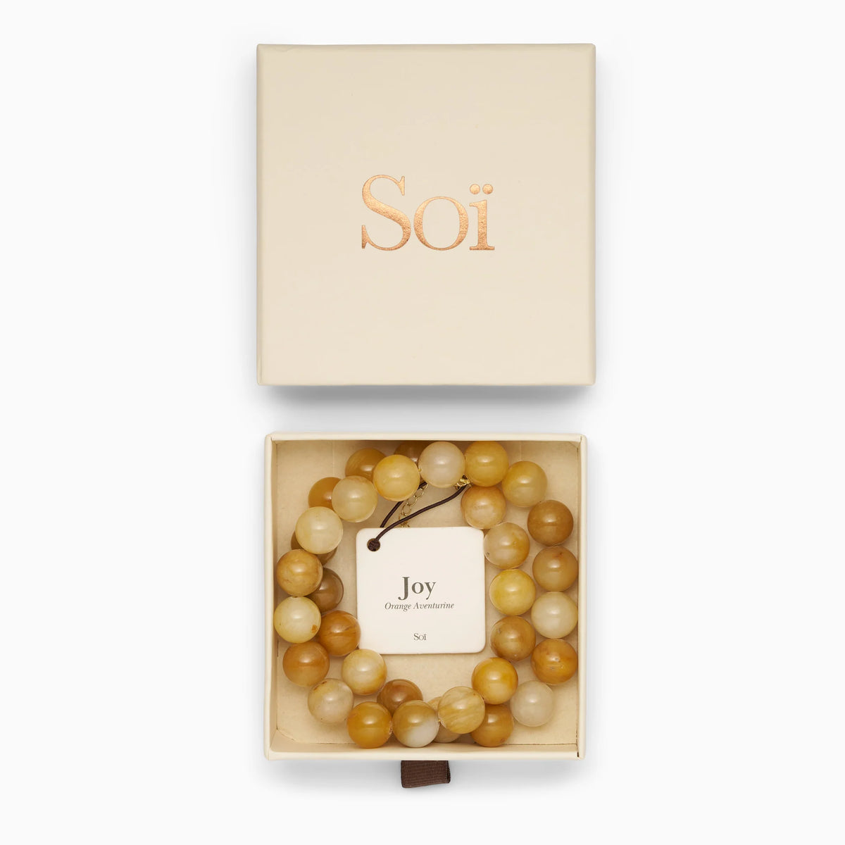 Soï - Faro Orange Aventurin Halskæde