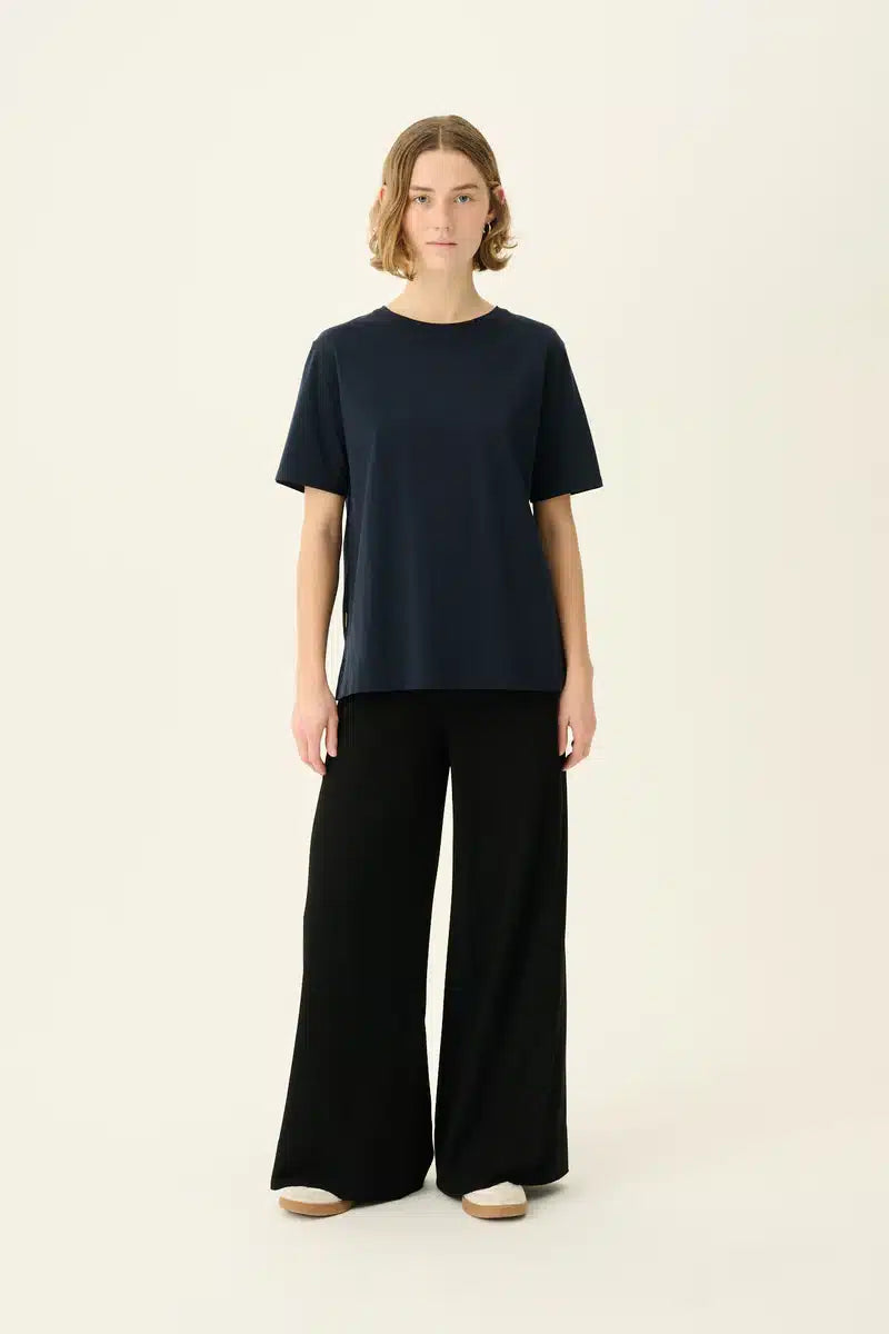 Rue de Tokyo - Trish Light Cotton Jersey, Navy