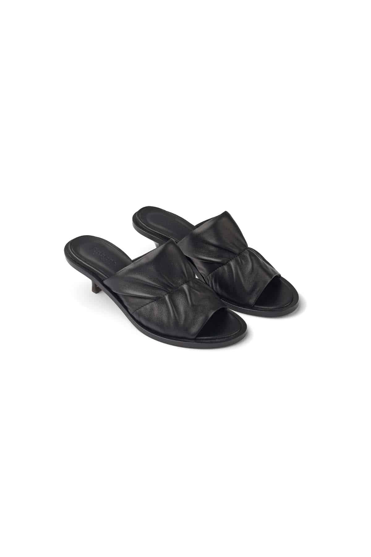 Rabens Saloner - Ginny Shoe Padded Strap Mule, Black