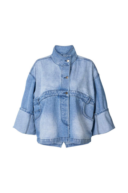 Rabens Saloner - Donela Denim Jacket, Light Washed Denim