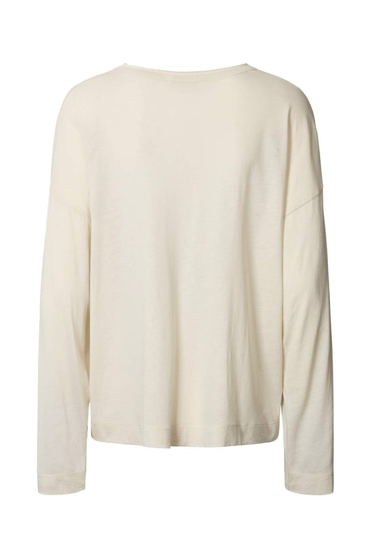 Rabens Saloner - Jeva Layered Jersey Boxy T-Shirt, Rock