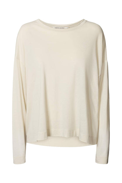 Rabens Saloner - Jeva Layered Jersey Boxy T-Shirt, Rock