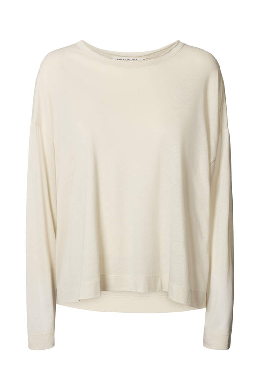 Rabens Saloner - Jeva Layered Jersey Boxy T-Shirt, Rock