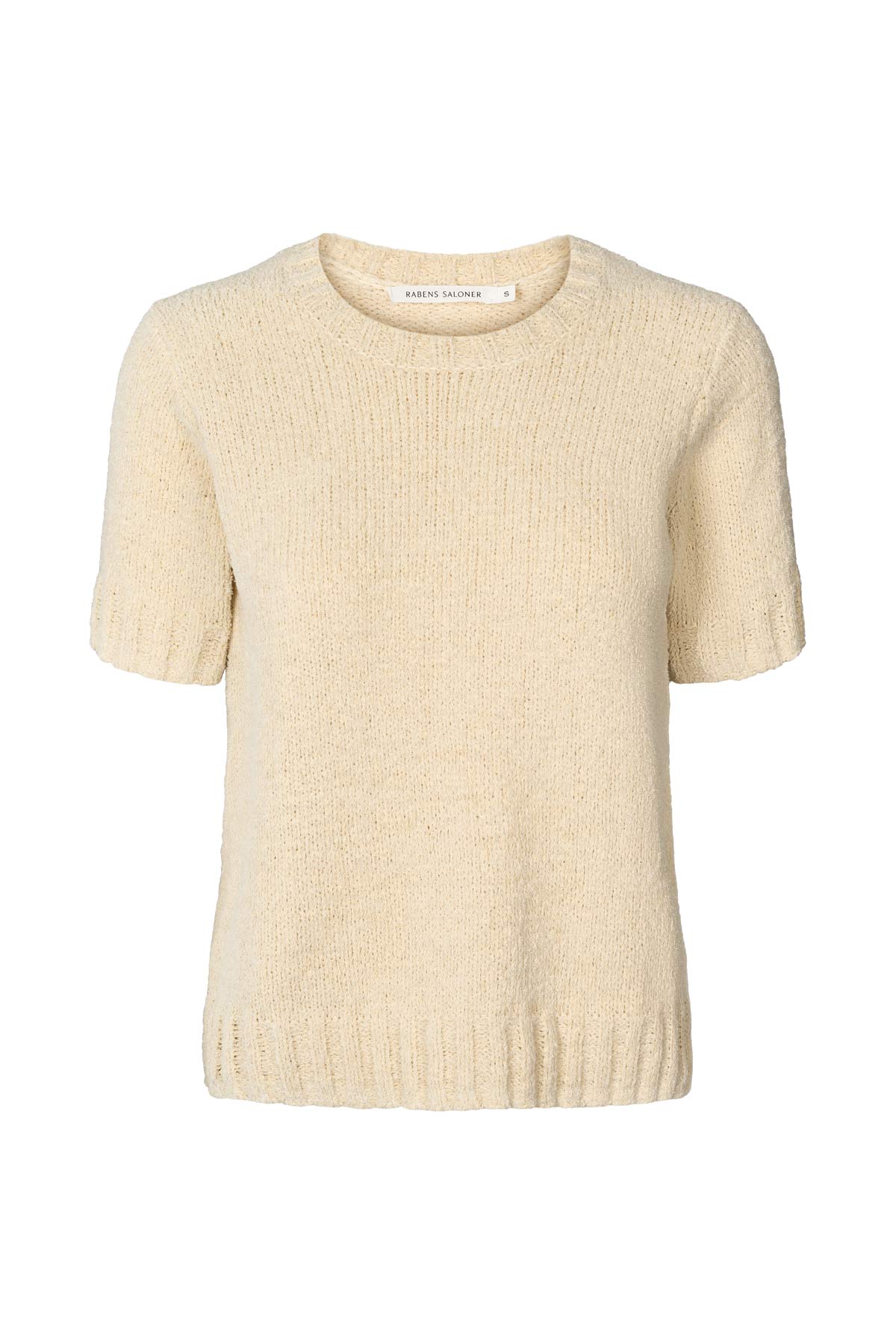 Rabens Saloner - Elka Towelling Knit T-Shirt, Sand