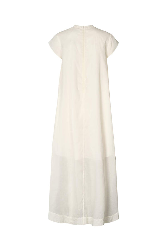 Rabens Saloner - Taya Multi Layer Long Dress, Bone