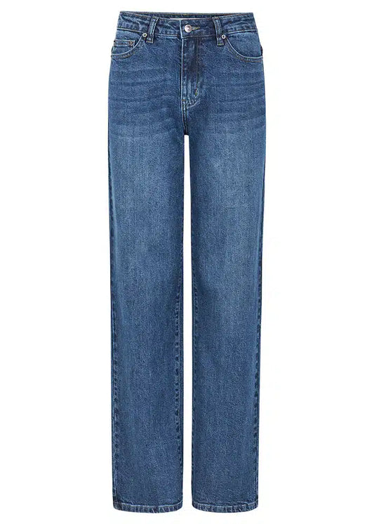 Soft Rebels - Willa Midwaist Wide Jeans, Imagine Dark Blue