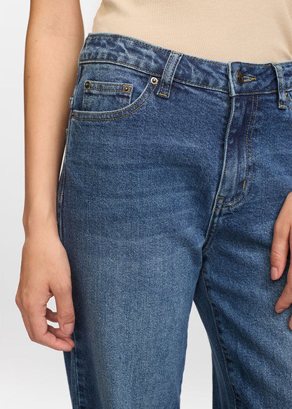 Soft Rebels - Willa Midwaist Wide Jeans, Imagine Dark Blue