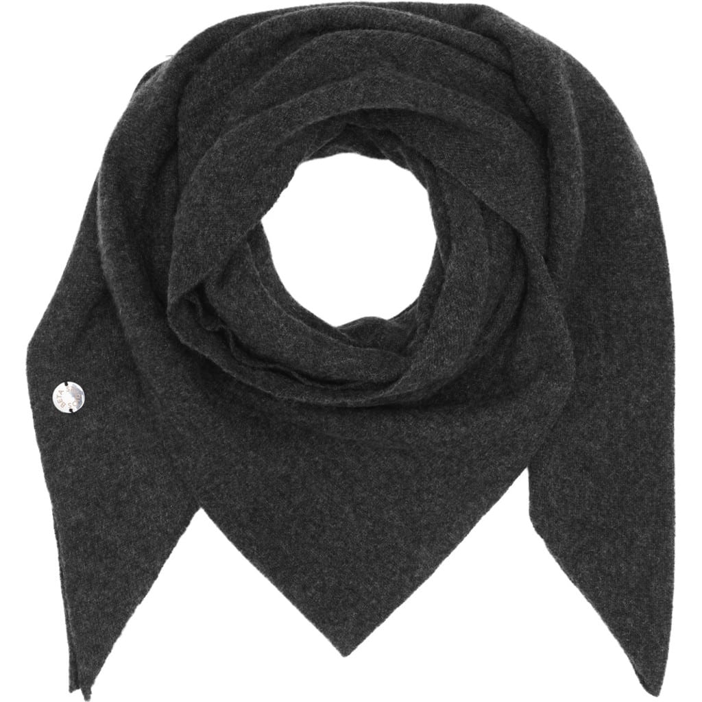 Beta Studios - Alexa Big Triangle Scarf, Anthracite Grey