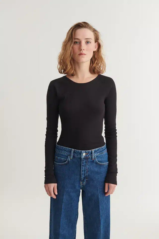Basic Apparel - Arense LS Tee, Black