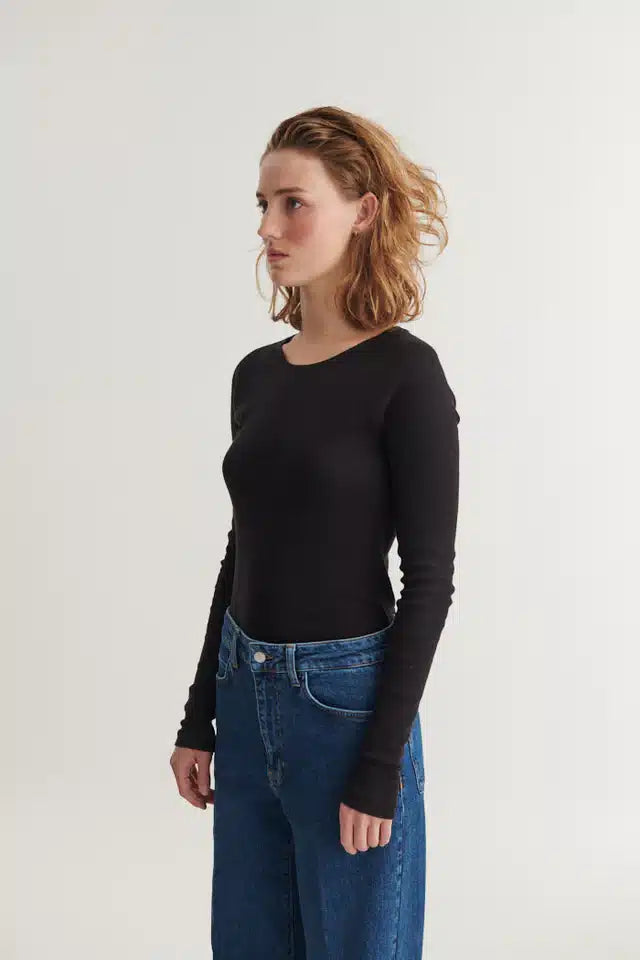 Basic Apparel - Arense LS Tee, Black