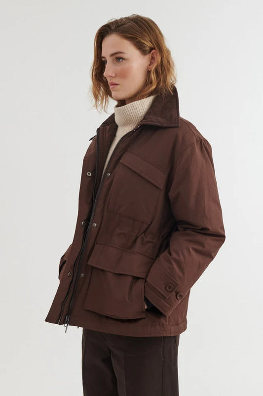 Basic Apparel - Asani Jacket, Chicory Coffee
