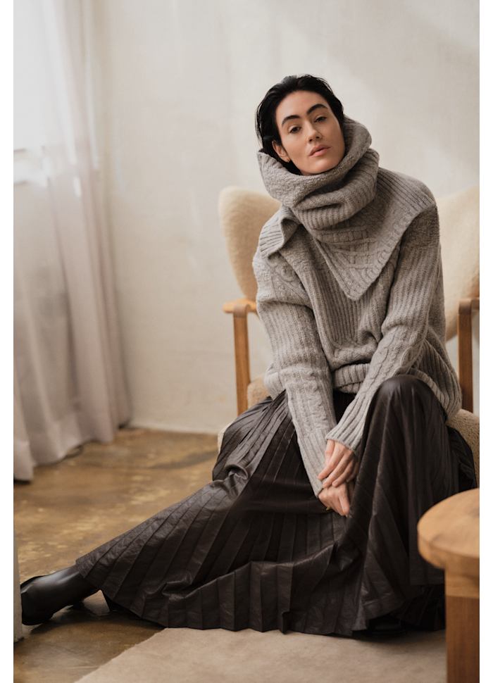 Rabens Saloner - Simonia Pleats Skirt, French Toast
