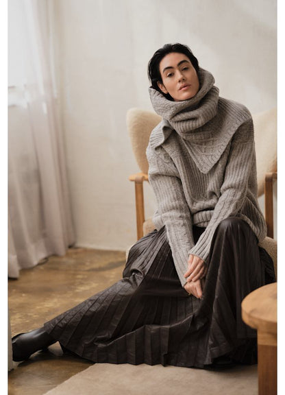 Rabens Saloner - Simonia Pleats Skirt, French Toast