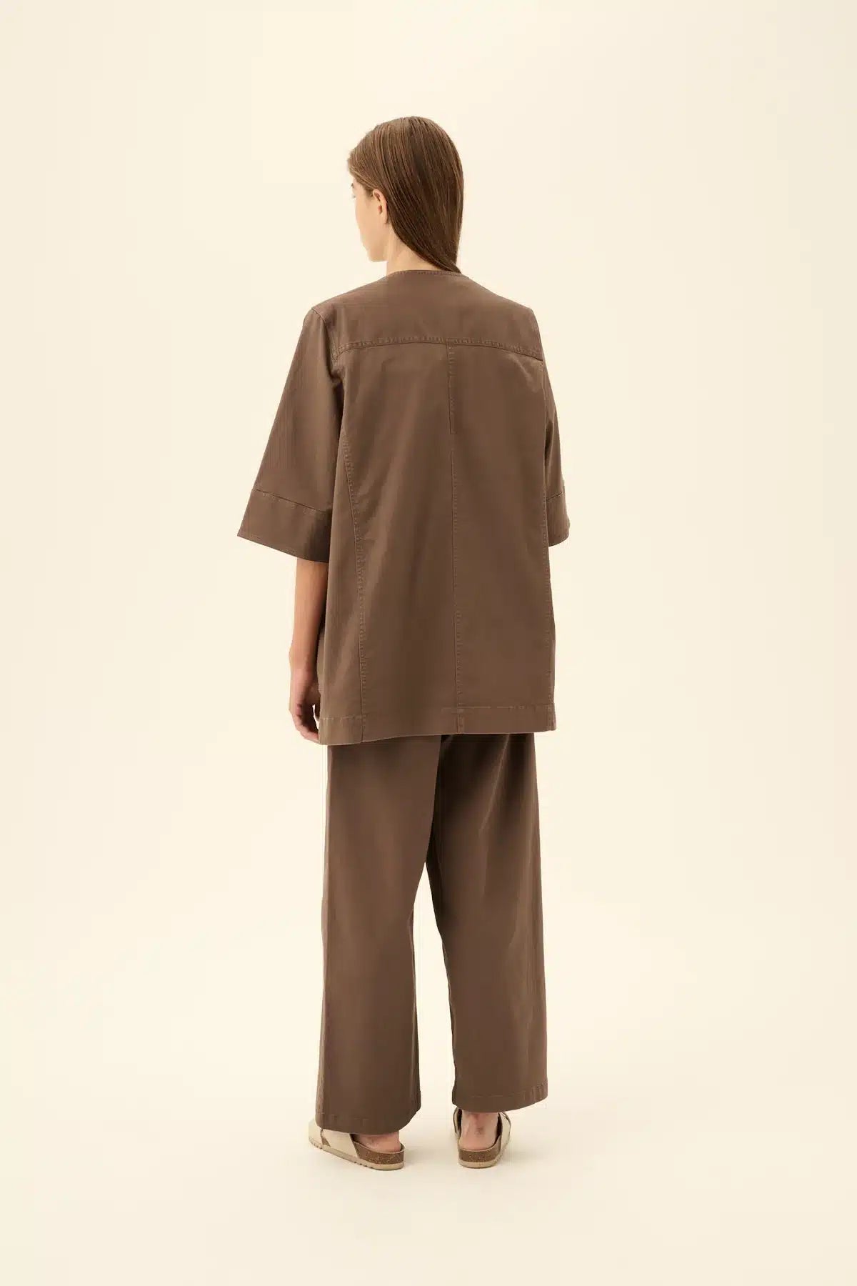 Rue De Tokyo - Catia Twill Jacket, Malt Brown