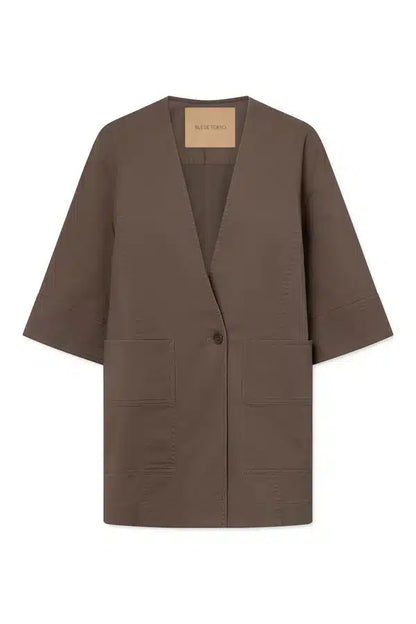 Rue De Tokyo - Catia Twill Jacket, Malt Brown