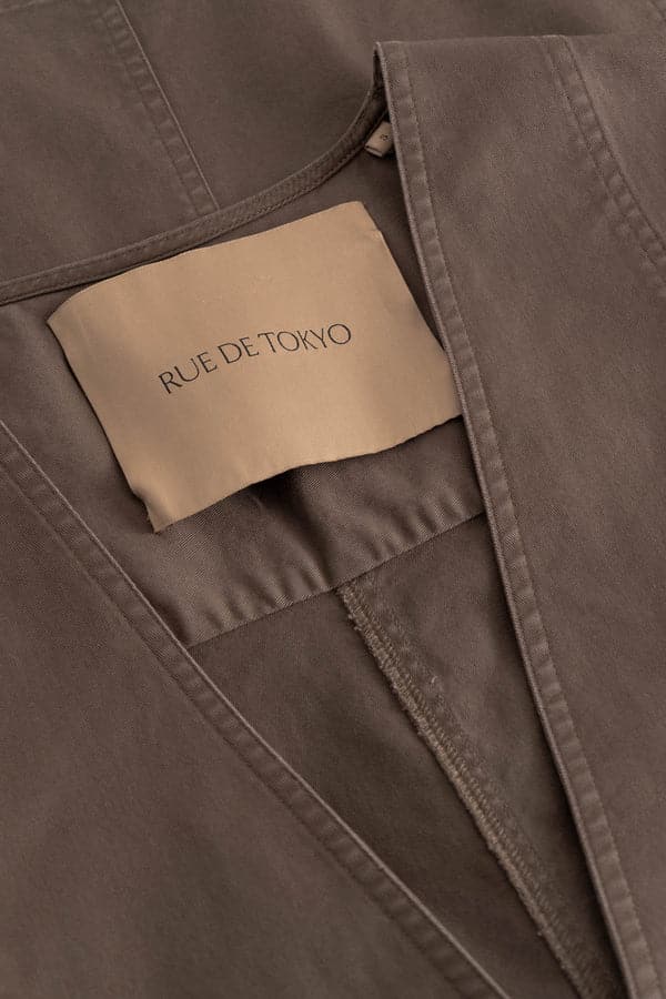 Rue De Tokyo - Catia Twill Jacket, Malt Brown